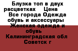 Блузка топ в двух расцветках  › Цена ­ 800 - Все города Одежда, обувь и аксессуары » Женская одежда и обувь   . Калининградская обл.,Советск г.